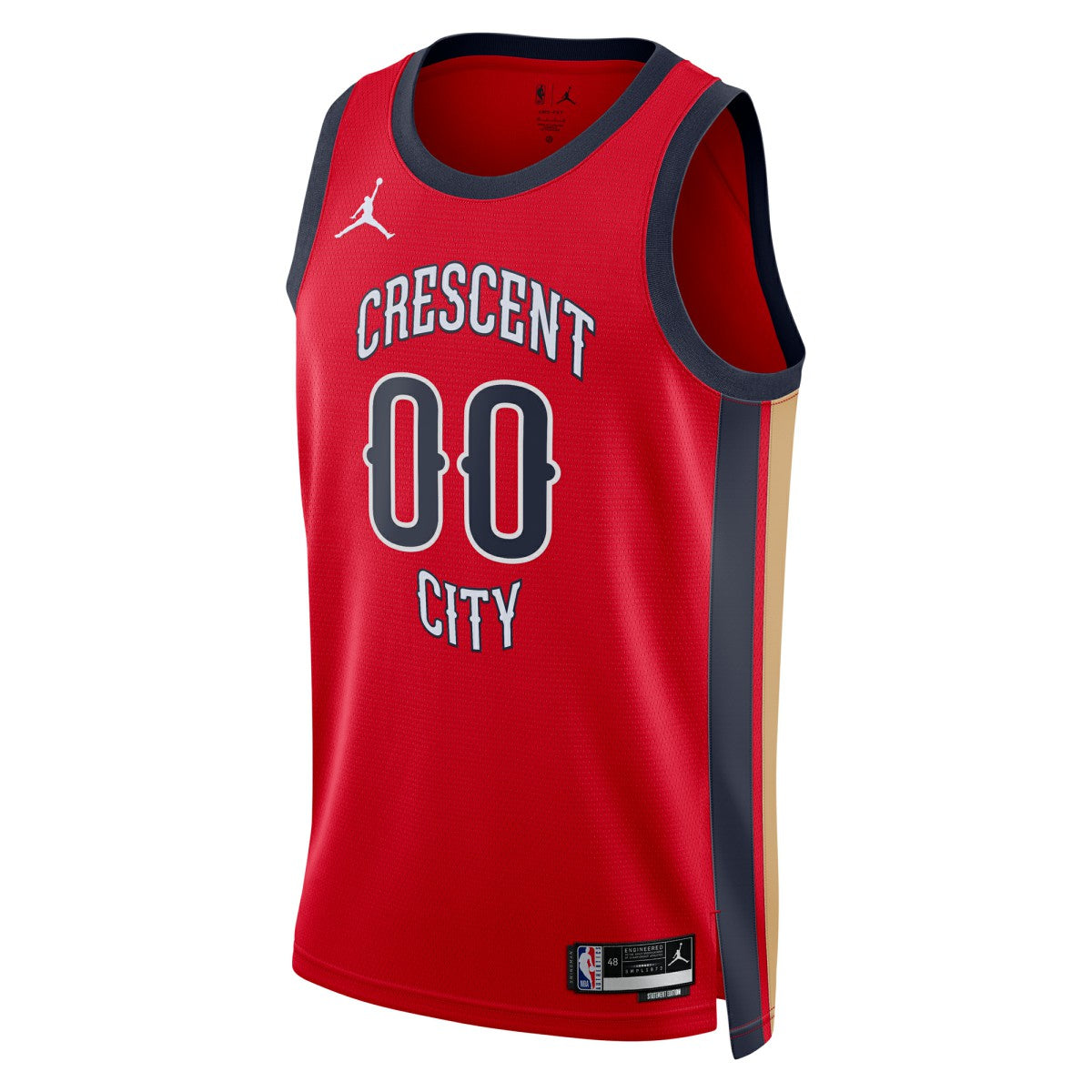 NBA - New Orleans Pelicans Jordan Brand Unisex Swingman Custom Jersey - Red - Statement Edition