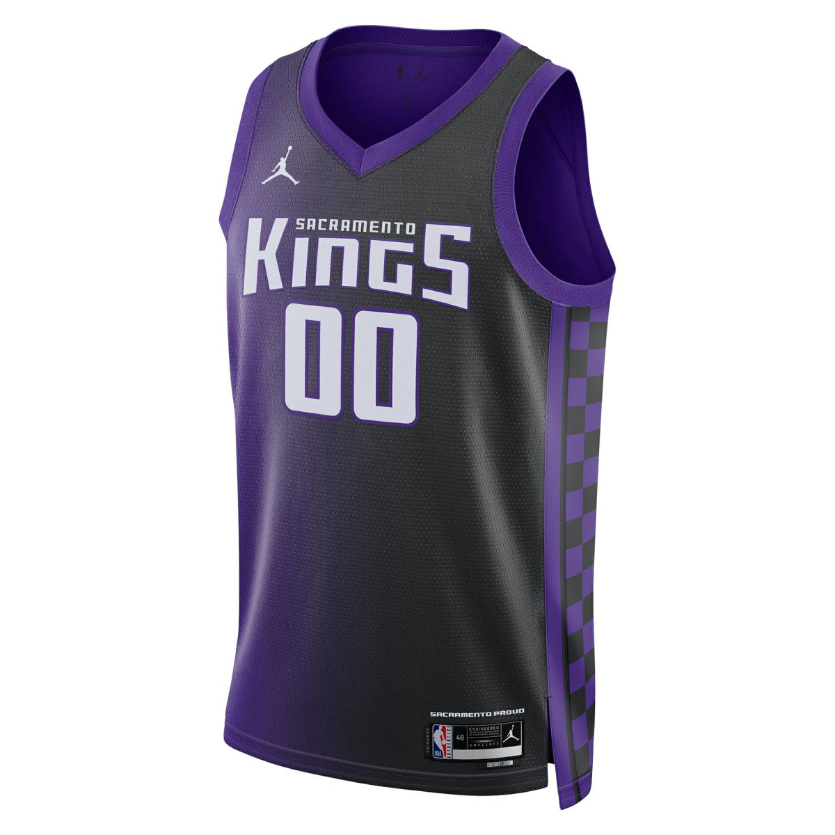 NBA - Sacramento Kings Jordan Brand Unisex Swingman Custom Jersey - Statement Edition - Purple