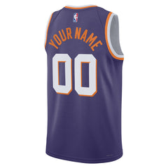 Nike - Phoenix Suns Unisex Swingman Custom Jersey - Purple - Icon Edition