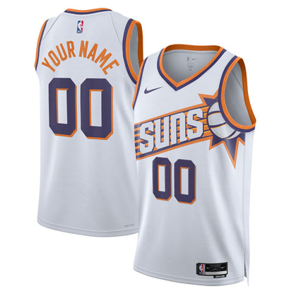 Phoenix Suns Unisex Swingman Custom Jersey - White - Association Edition | NBA Jerseys
