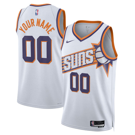Phoenix Suns Unisex Swingman Custom Jersey - White - Association Edition | NBA Jerseys