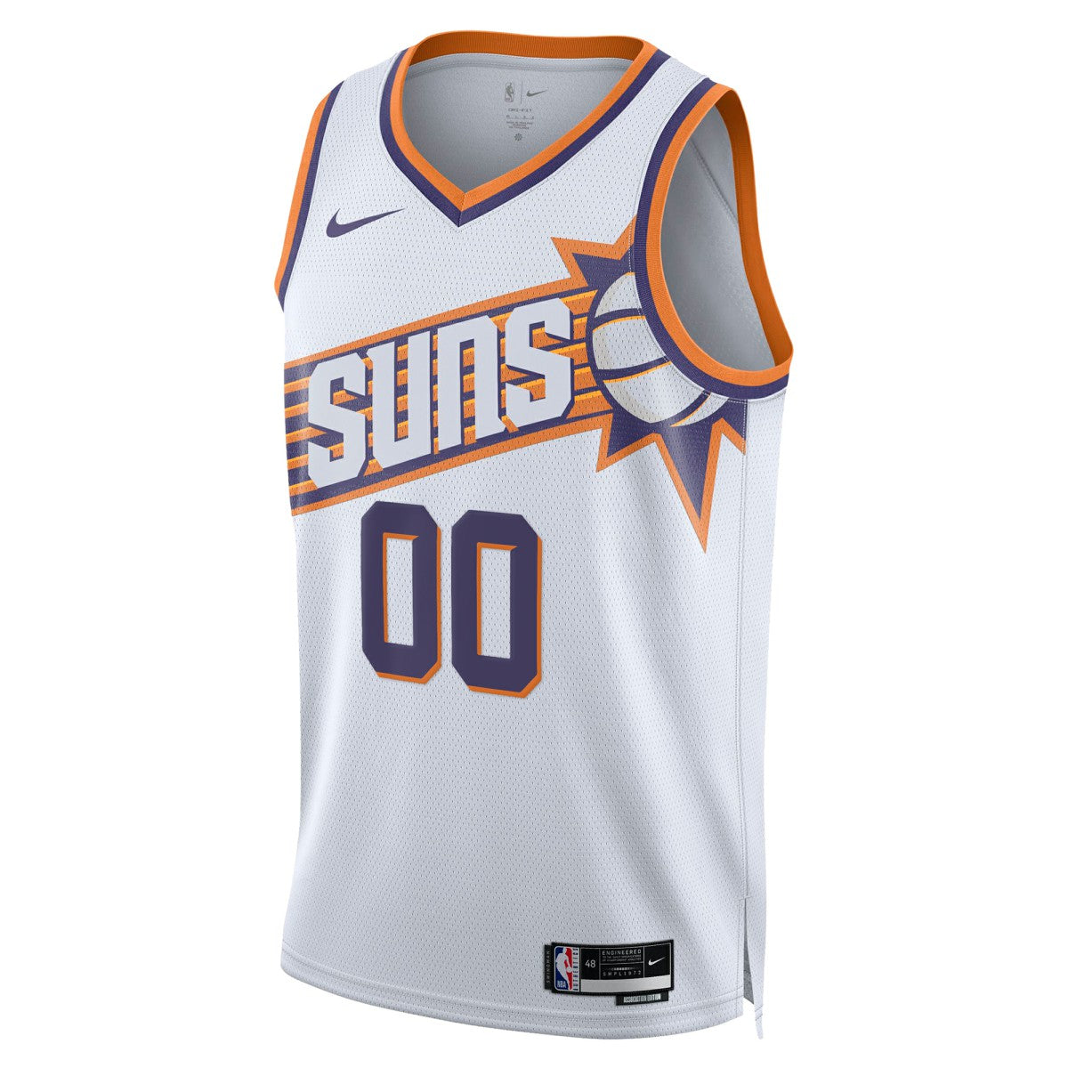 Phoenix Suns Unisex Swingman Custom Jersey - White - Association Edition | NBA Jerseys