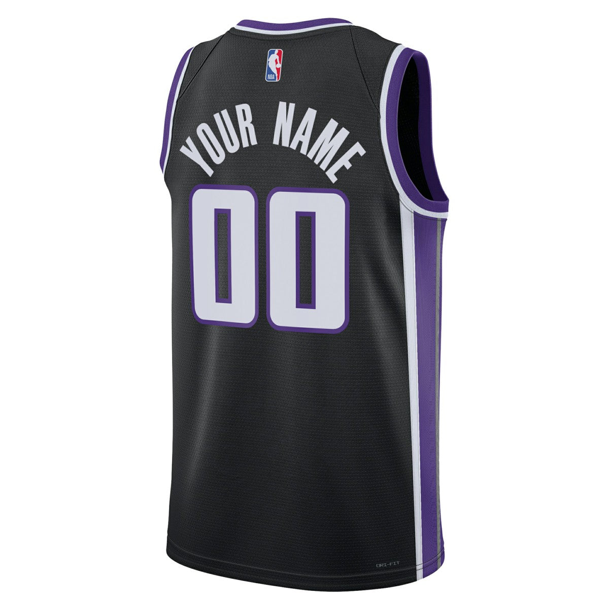 Nike - Sacramento Kings Unisex Swingman Custom Jersey - Icon Edition - Black