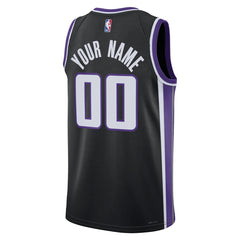 Nike - Sacramento Kings Unisex Swingman Custom Jersey - Icon Edition - Black
