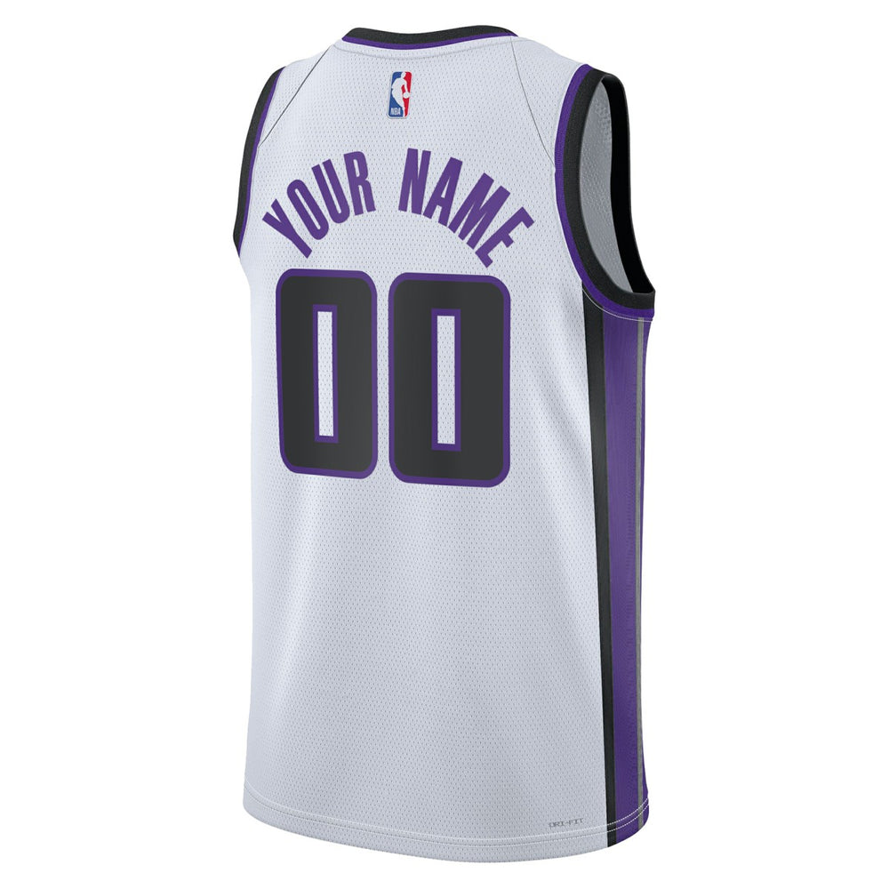 Nike - Sacramento Kings Unisex Swingman Custom Jersey - Association Edition - White