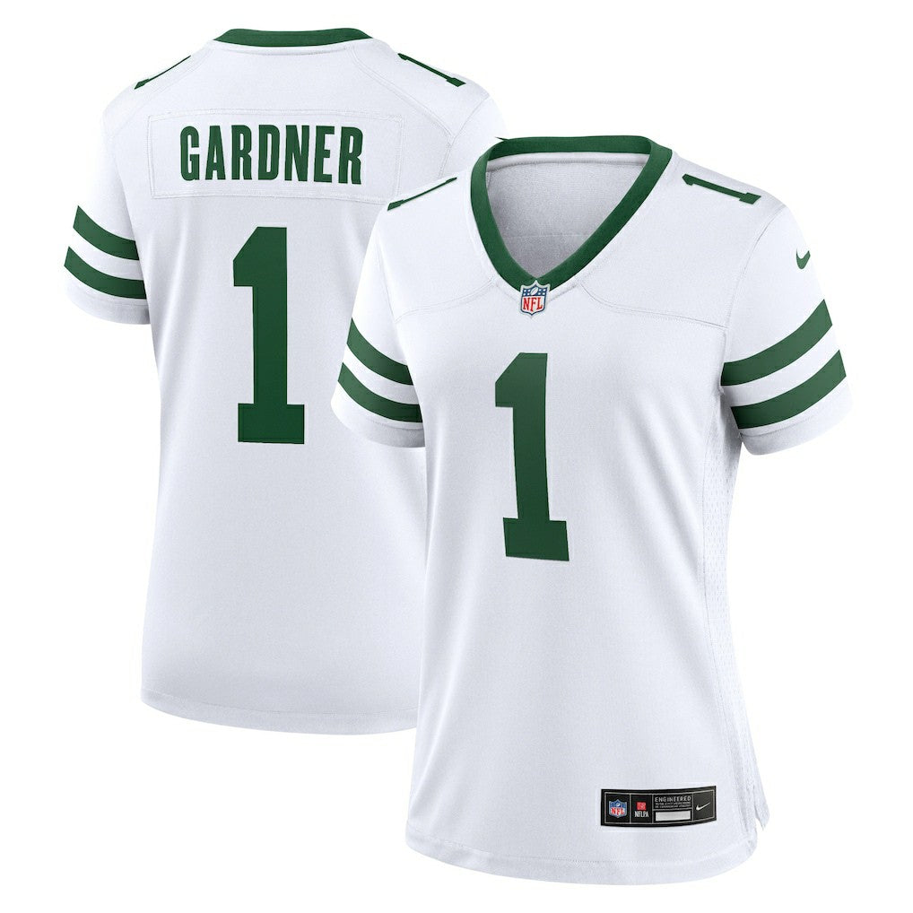 Ahmad Sauce Gardner New York Jets Women's Game Player Jersey Legacy White - Nike