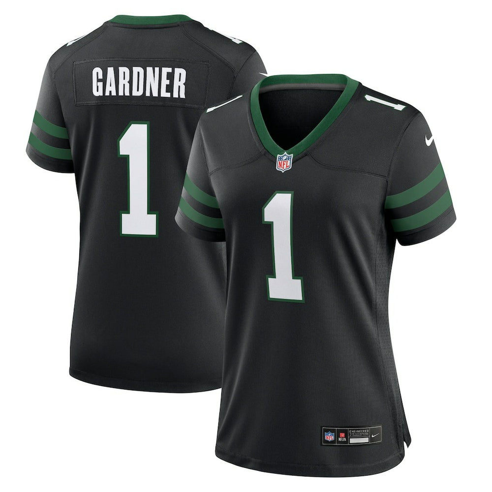 Ahmad Sauce Gardner New York Jets Women's Alternate Game Jersey Legacy Black - Nike