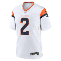 Patrick Surtain II Denver Broncos Mile High Collection Game Jersey White - Nike
