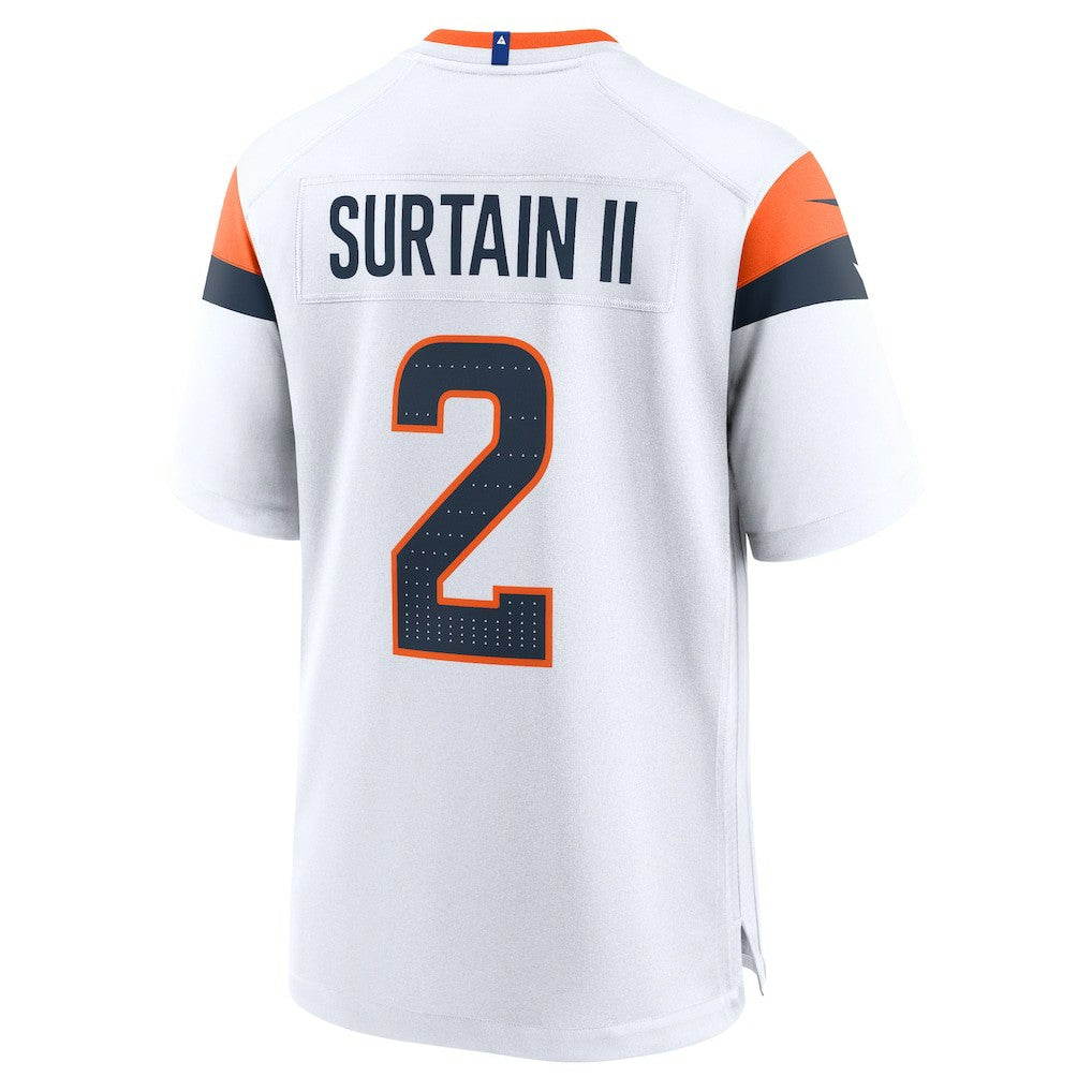 Patrick Surtain II Denver Broncos Mile High Collection Game Jersey White - Nike