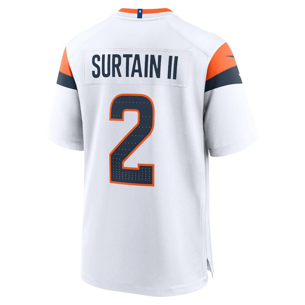 Patrick Surtain II Denver Broncos Mile High Collection Game Jersey White - Nike