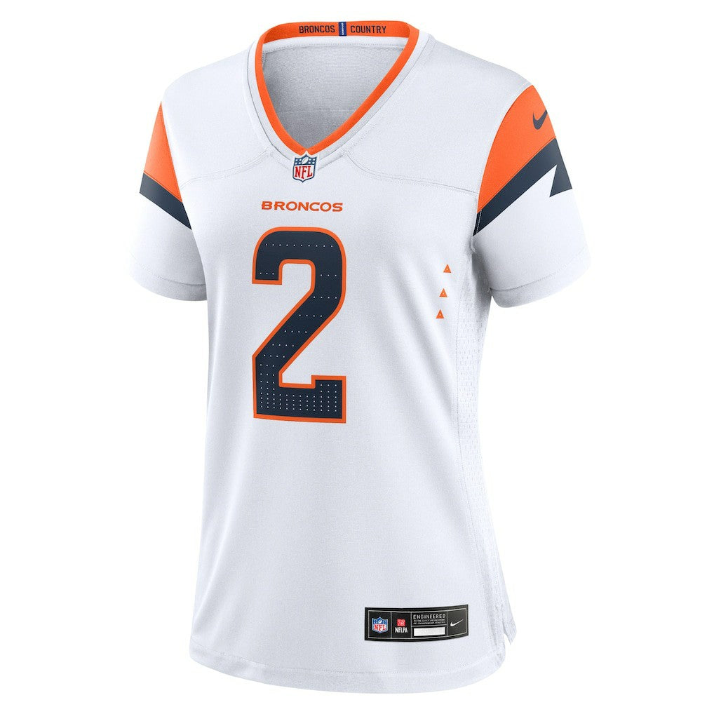 Patrick Surtain II Denver Broncos Women's Mile High Collection Game Jersey White - Nike