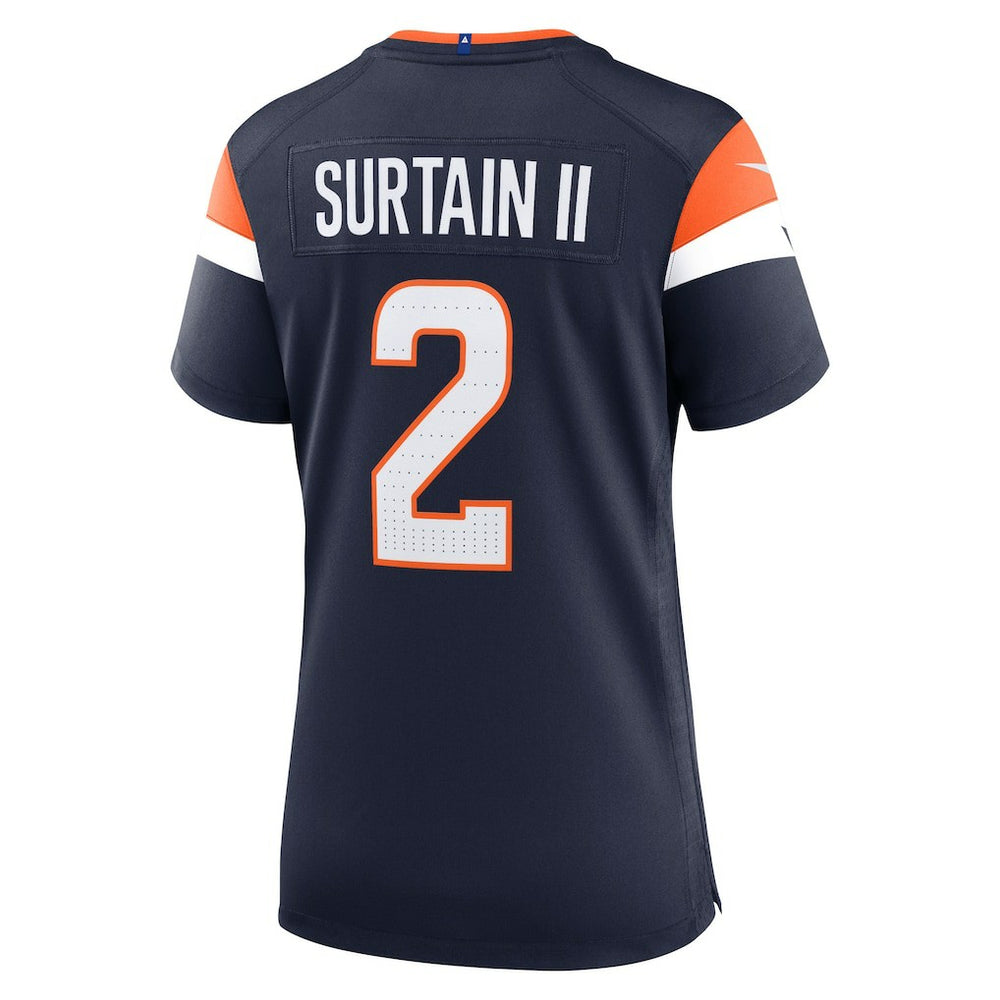 Patrick Surtain II Denver Broncos Women's Mile High Collection Alternate Game Jersey Navy - Nike