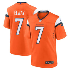 John Elway Denver Broncos Mile High Collection Retired Player Game Jersey Orange - Nike