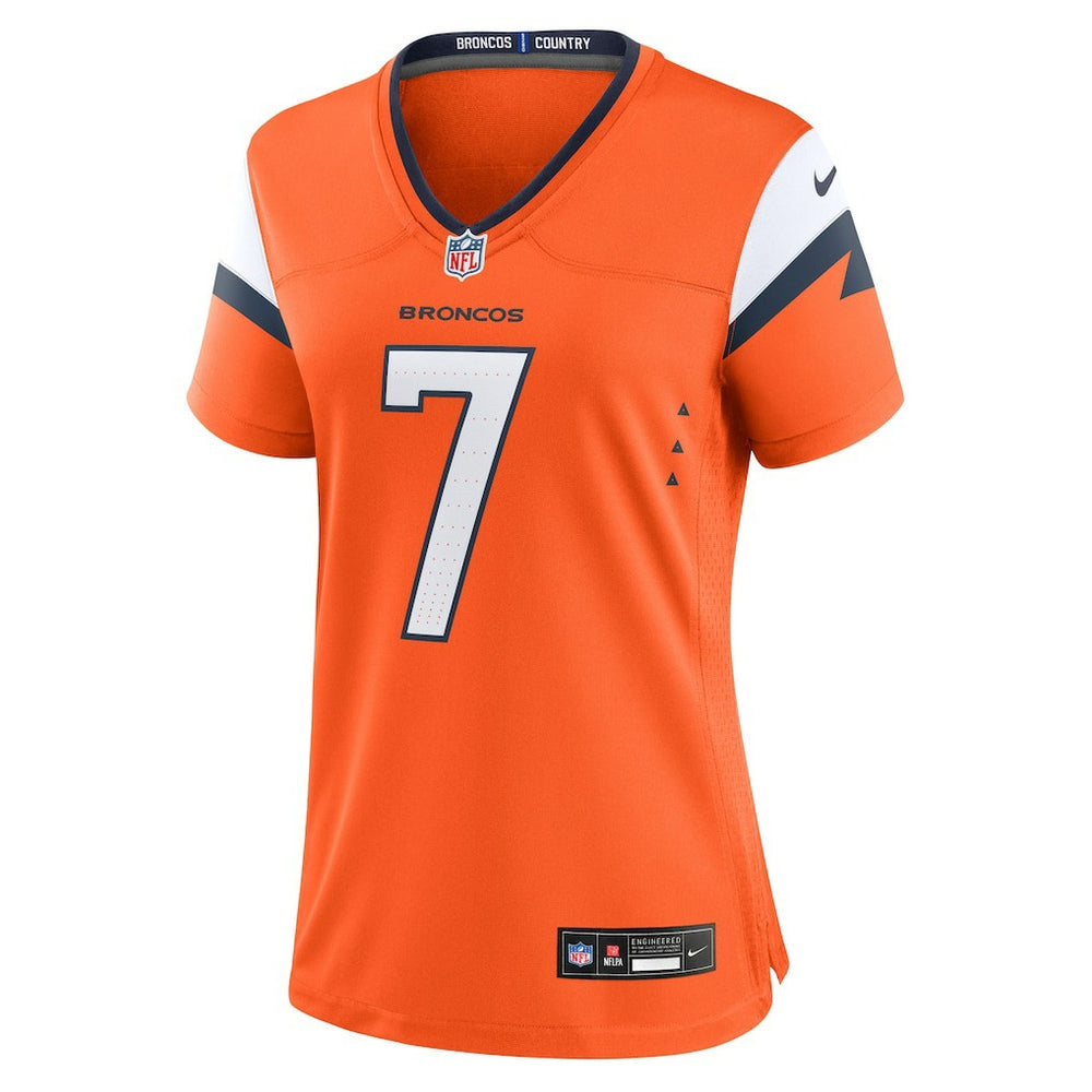 John Elway Denver Broncos Women's Mile High Collection Retired Player Game Jersey Orange - Nike