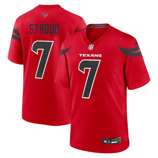 C.J. Stroud Houston Texans Alternate Game Jersey - Red | NFL Jerseys