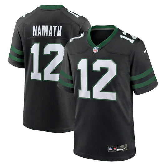 Joe Namath New York Jets Alternate Retired Player Game Jersey - Legacy Black | NFL Jerseys