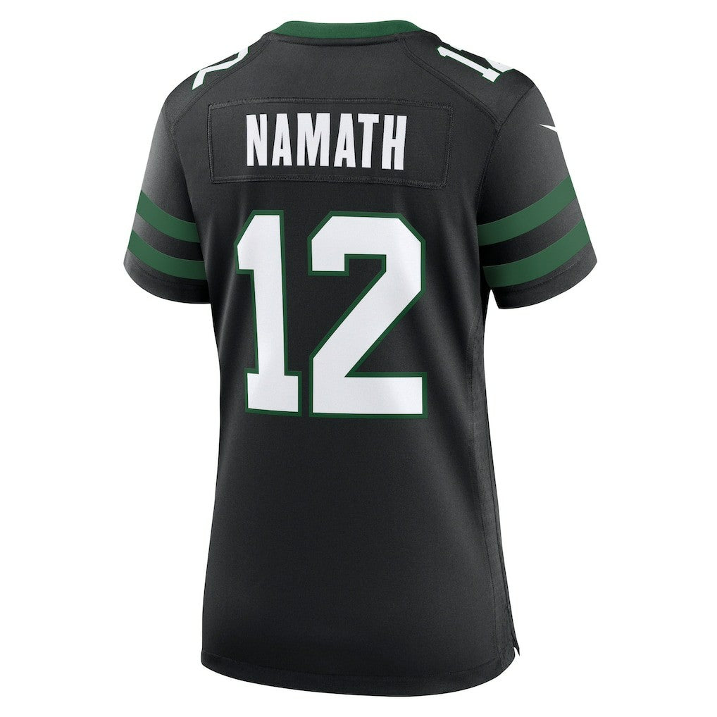 Joe Namath New York Jets Women's Retired Player Alternate Game Jersey - Legacy Black | NFL Jerseys