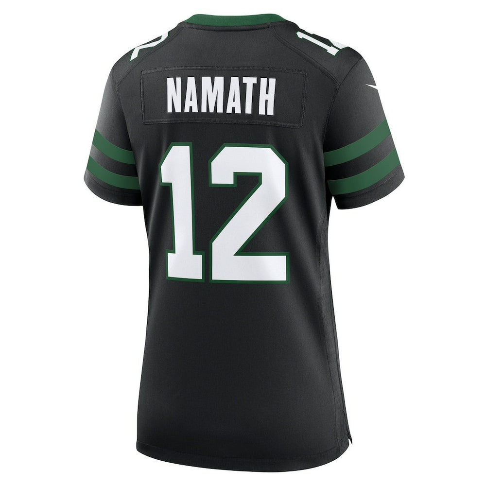 Joe Namath New York Jets Women's Retired Player Alternate Game Jersey Legacy Black - Nike