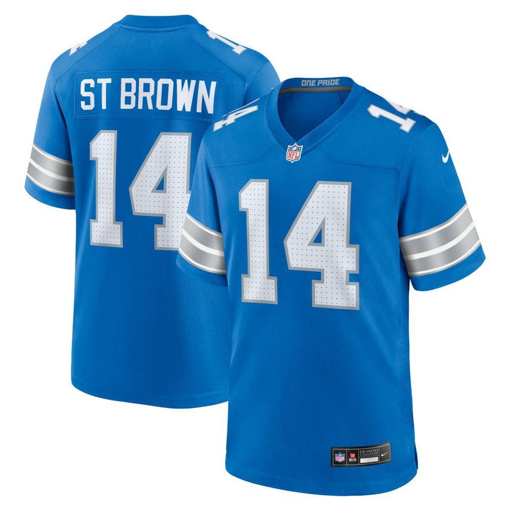 Amon-Ra St. Brown Detroit Lions Game Jersey Blue - Nike
