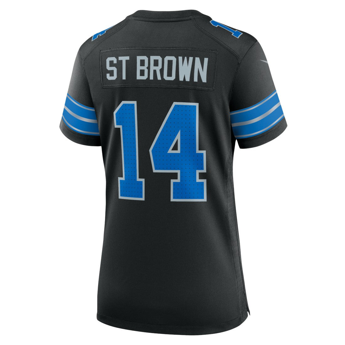 Amon-Ra St. Brown Detroit Lions Women's 2nd Alternate Game Jersey - Black | NFL Jerseys