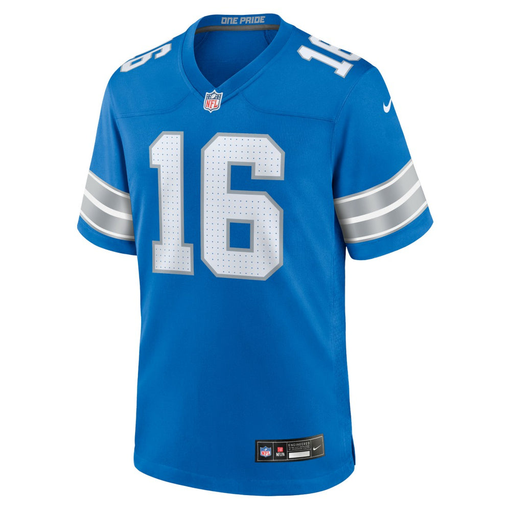 Jared Goff Detroit Lions Game Jersey Blue - Nike