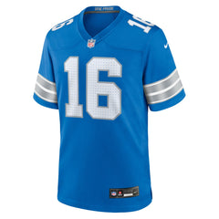 Jared Goff Detroit Lions Game Jersey Blue - Nike