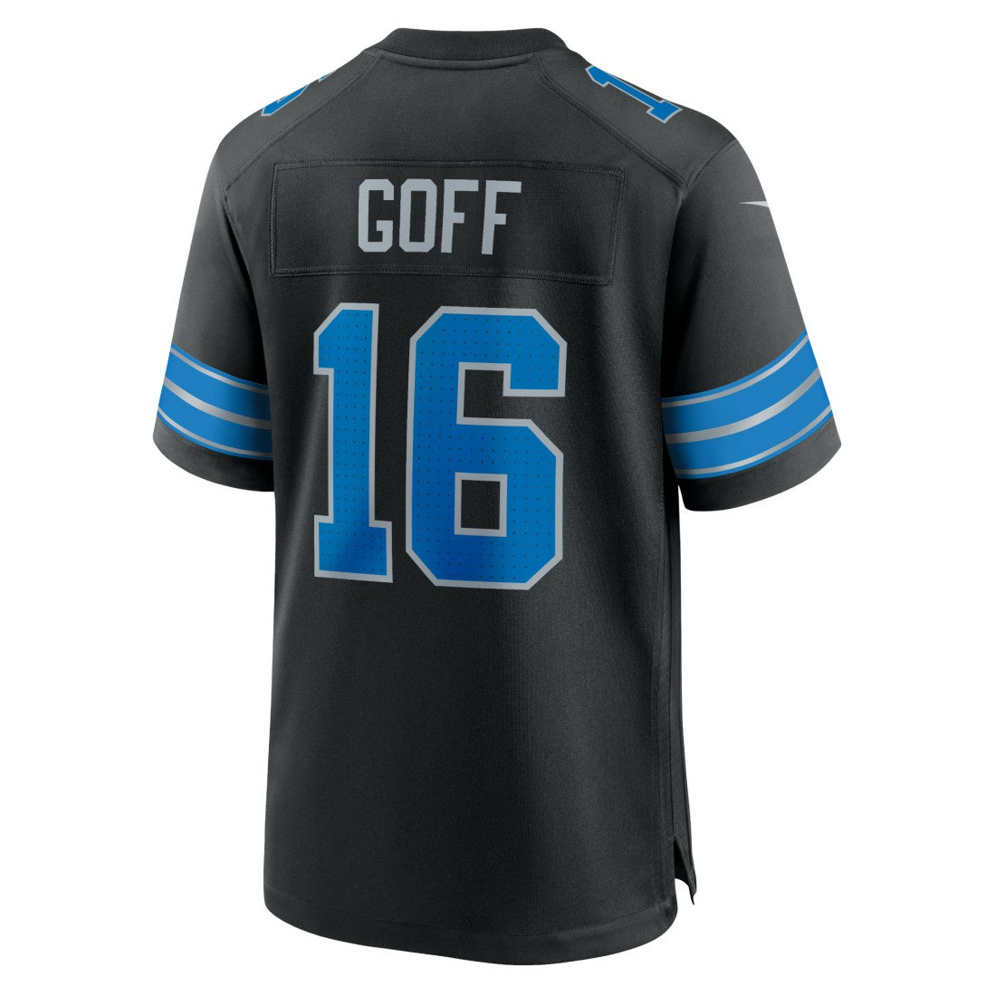 Jared Goff Detroit Lions 2nd Alternate Game Jersey - Black | NFL Jerseys