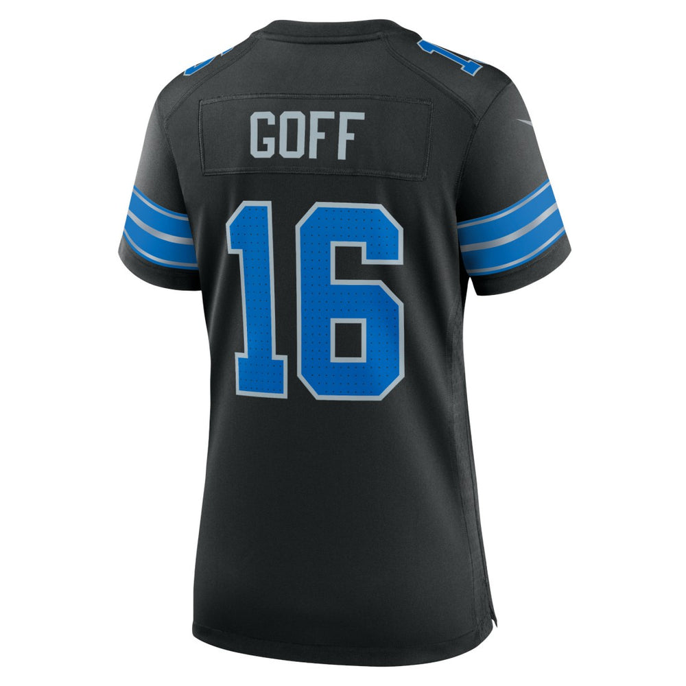Jared Goff Detroit Lions Women's 2nd Alternate Game Jersey Black - Nike