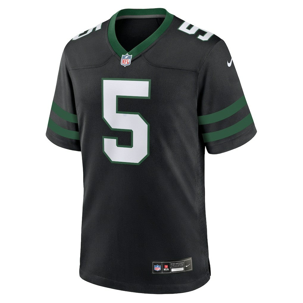 Garrett Wilson New York Jets Alternate Game Jersey Legacy Black - Nike