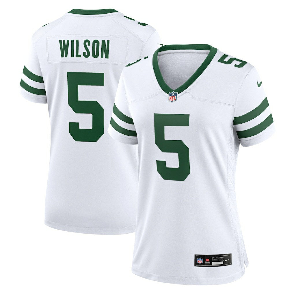 Garrett Wilson New York Jets Women's Game Jersey Legacy White - Nike