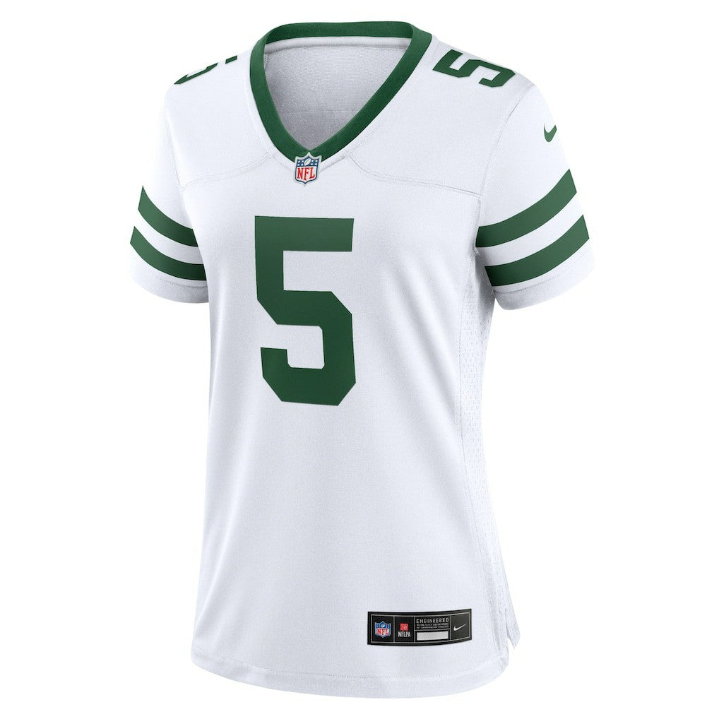 Garrett Wilson New York Jets Women's Game Jersey Legacy White - Nike