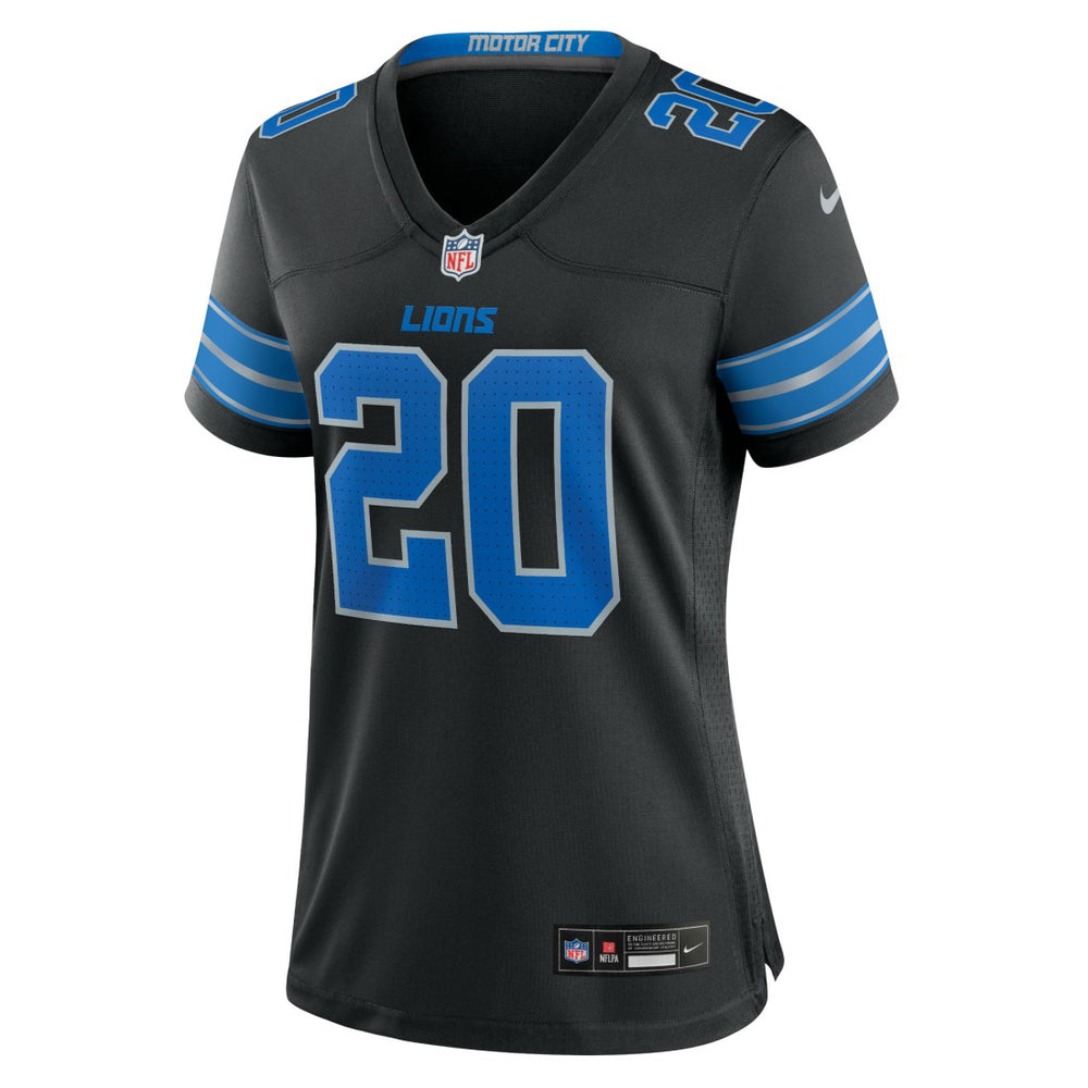 Barry Sanders Detroit Lions Women's 2nd Alternate Retired Player Game Jersey Black - Nike