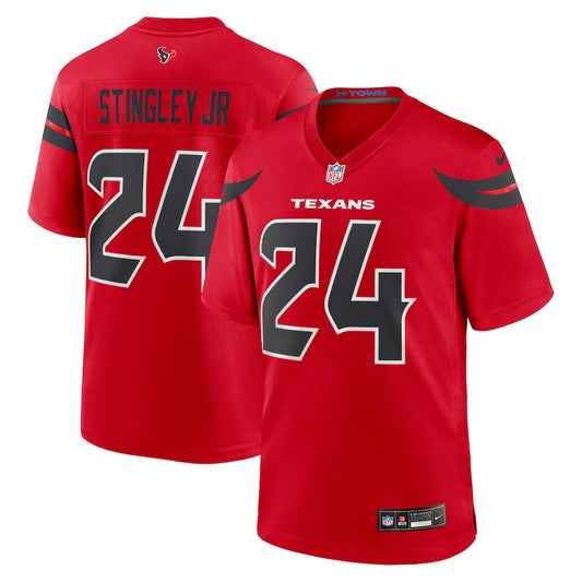 Derek Stingley Jr. Houston Texans Alternate Game Jersey - Red | NFL Jerseys