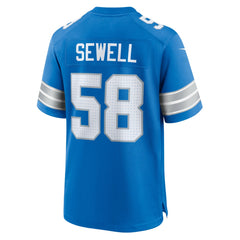 Penei Sewell Detroit Lions Game Jersey Blue - Nike