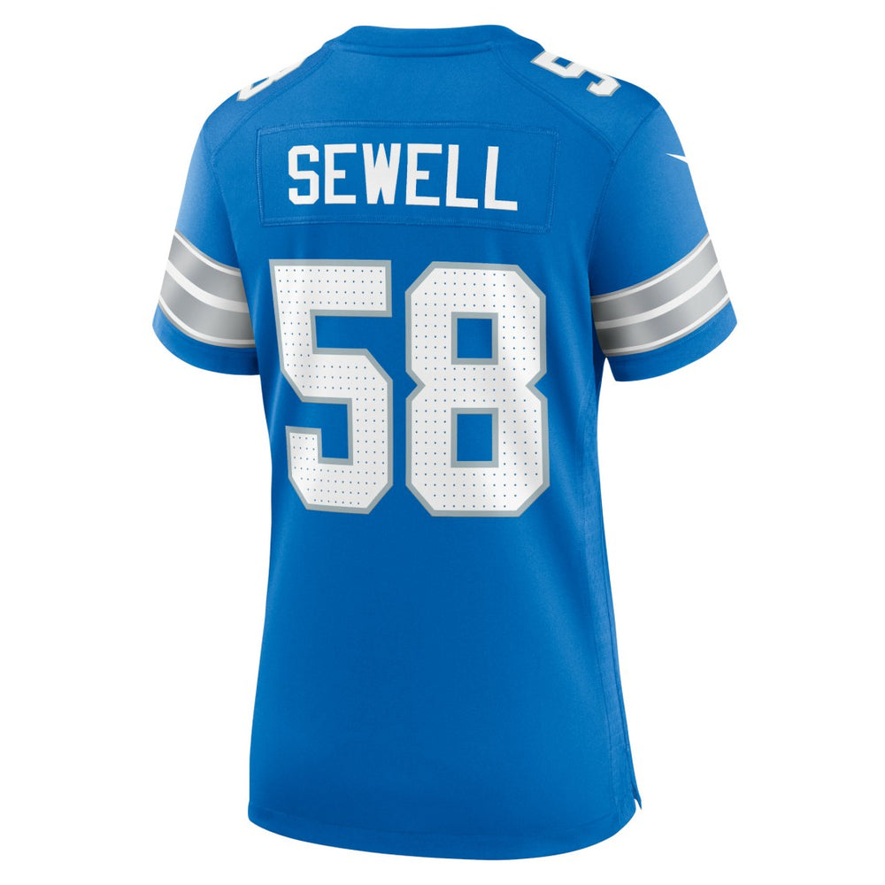 Penei Sewell Detroit Lions Women's Game Jersey Blue - Nike