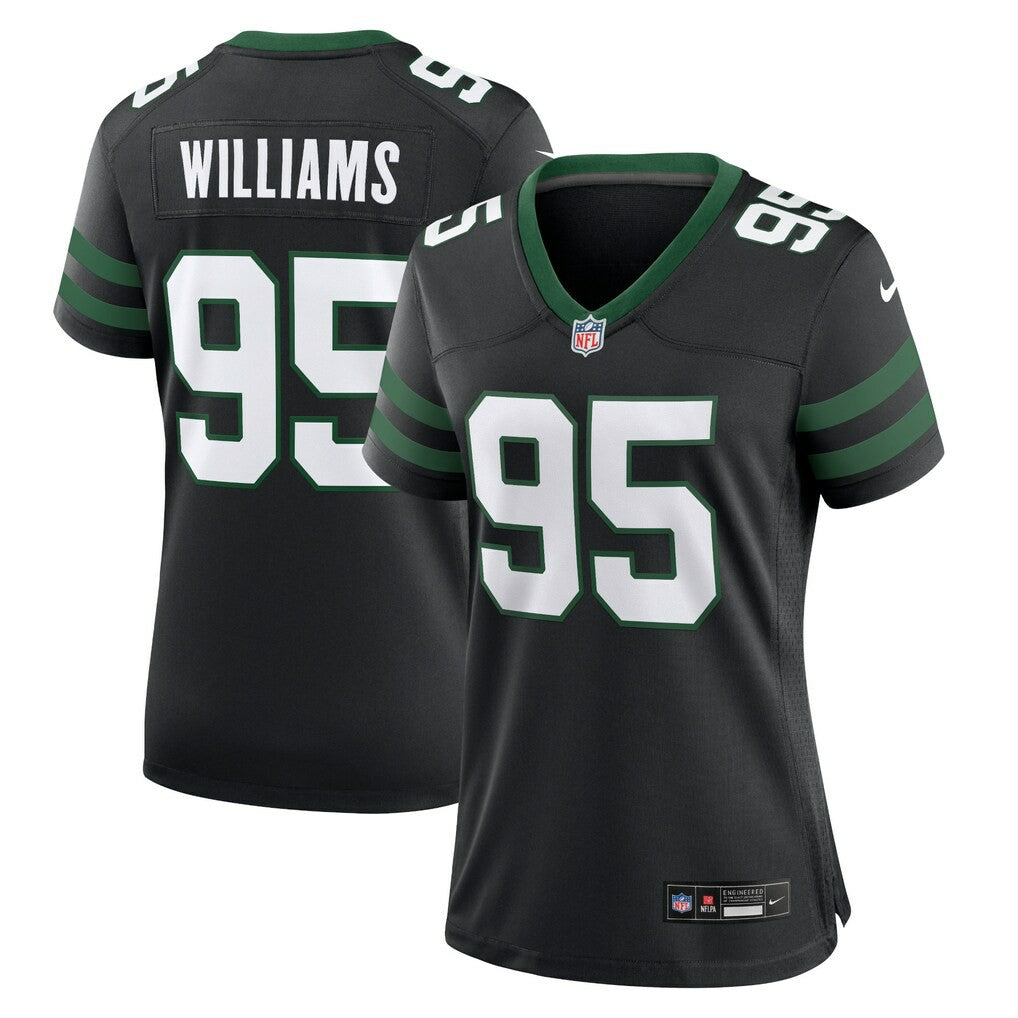 Quinnen Williams New York Jets Women's Alternate Game Jersey Legacy Black - Nike
