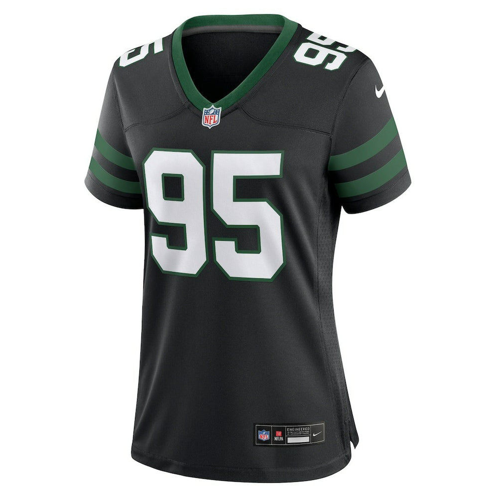 Quinnen Williams New York Jets Women's Alternate Game Jersey Legacy Black - Nike