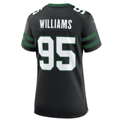 Quinnen Williams New York Jets Women's Alternate Game Jersey Legacy Black - Nike