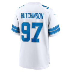 Aidan Hutchinson Detroit Lions Game Jersey White - Nike