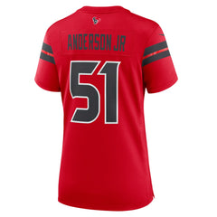 Will Anderson Jr. Houston Texans Women's Alternate Game Jersey Red - Nike