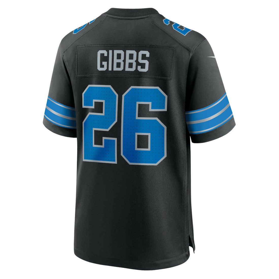 Jahmyr Gibbs Detroit Lions 2nd Alternate Game Jersey Black - Nike