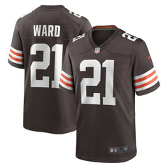 Denzel Ward Cleveland Browns Game Jersey Brown - Nike