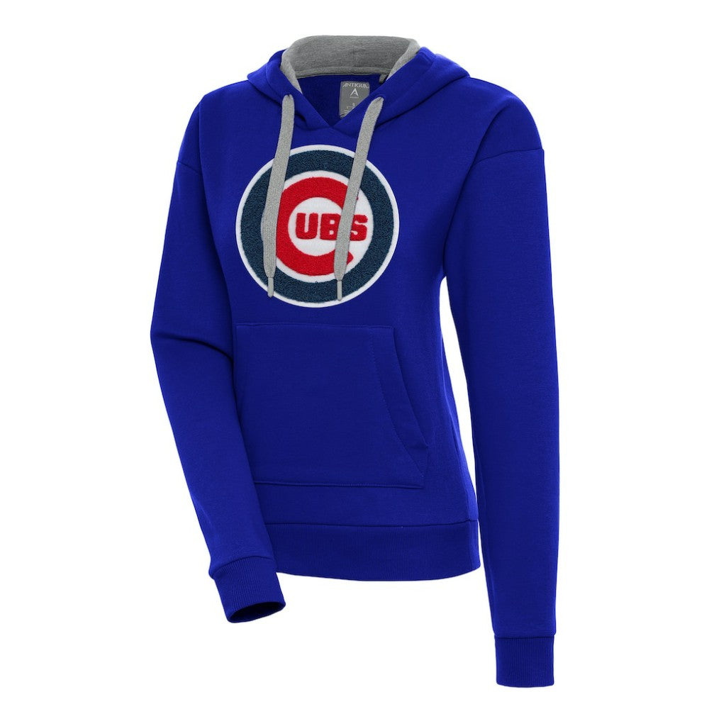 Chicago Cubs Antigua Women's Victory Pullover Hoodie Clearance