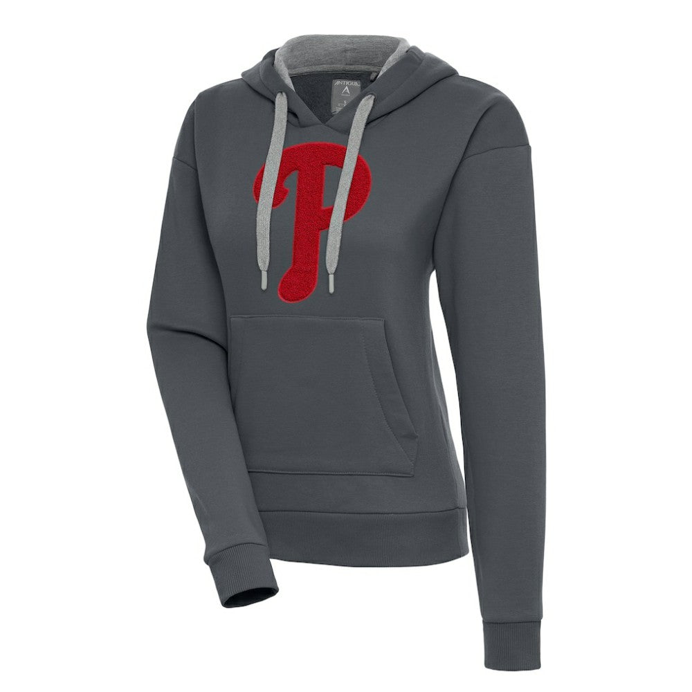Philadelphia Phillies Antigua Women's Victory Pullover Hoodie Clearance