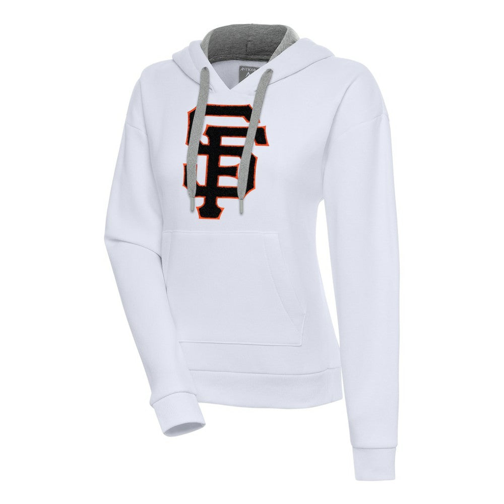 San Francisco Giants Antigua Women's Victory Pullover Hoodie On Sale