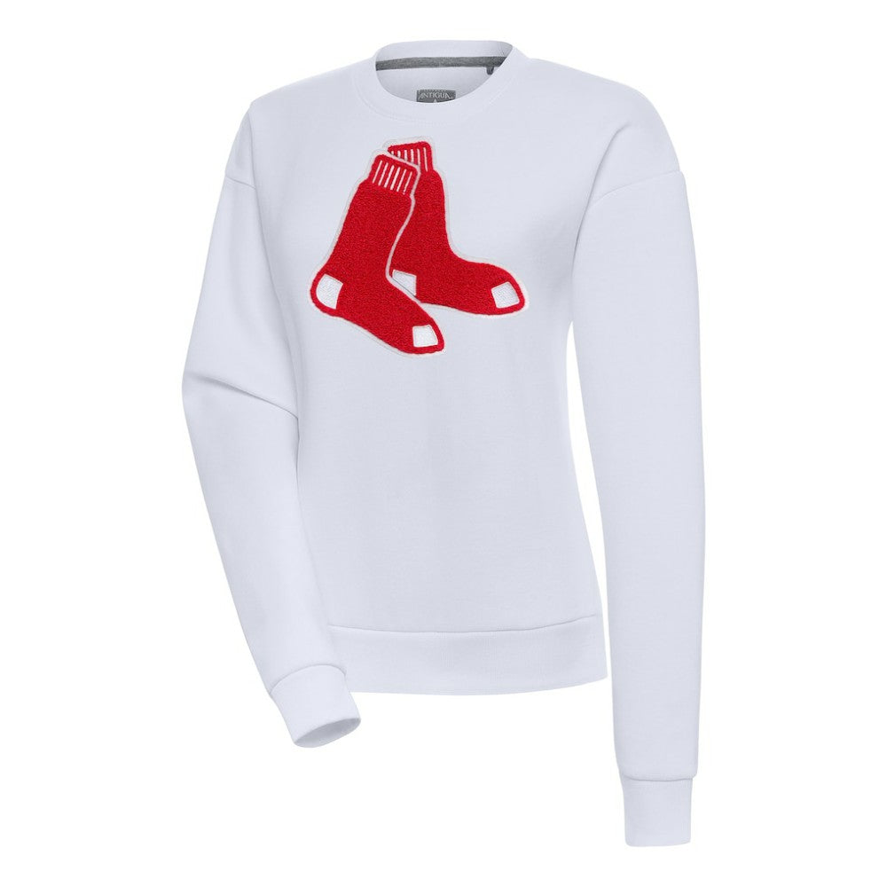 Boston Red Sox Antigua Women's Victory Chenille Pullover Sweatshirt Near Me