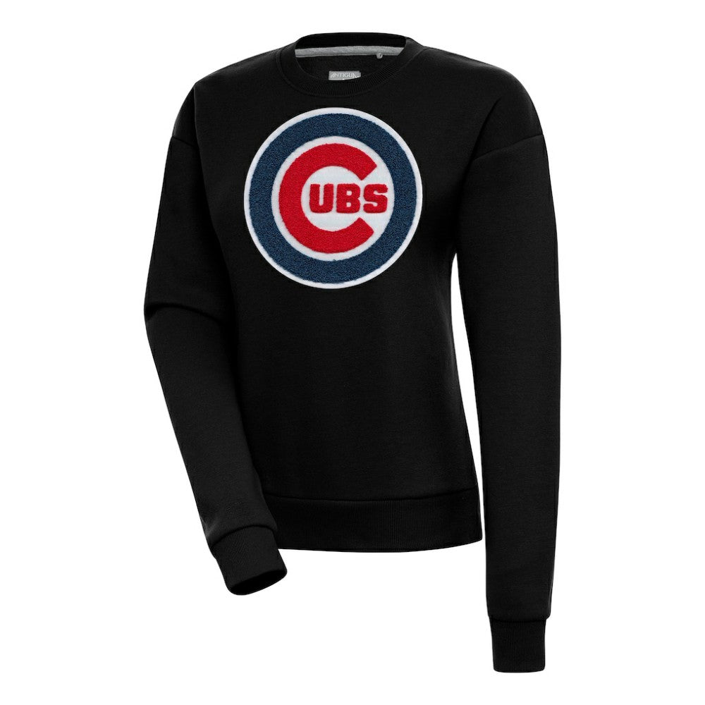 Chicago Cubs Antigua Women's Victory Chenille Pullover Sweatshirt Online