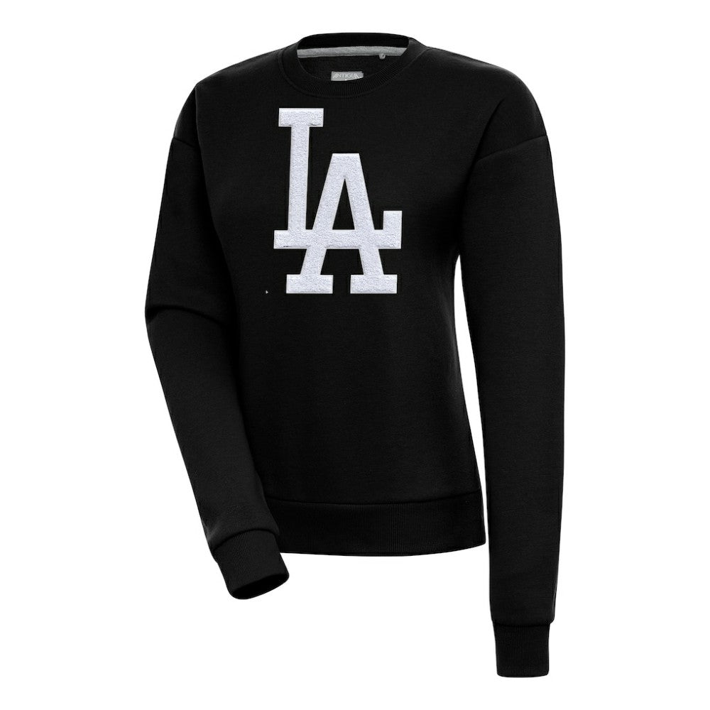 Los Angeles Dodgers Antigua Women's Victory Chenille Pullover Sweatshirt Lifestyle