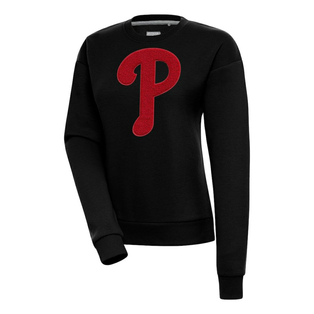 Philadelphia Phillies Antigua Women's Victory Chenille Pullover Sweatshirt Online
