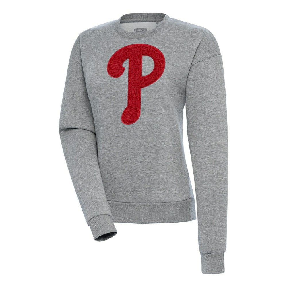 Philadelphia Phillies Antigua Women's Victory Chenille Pullover Sweatshirt Near Me